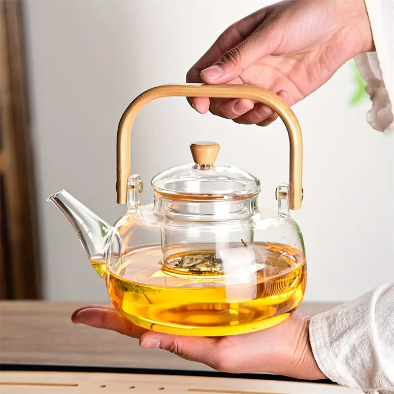 š Last day 49% OFF - CozyTeapotĀ® Clear Borosilicate Glass Teapot with Infuser | Elegant Gift Idea