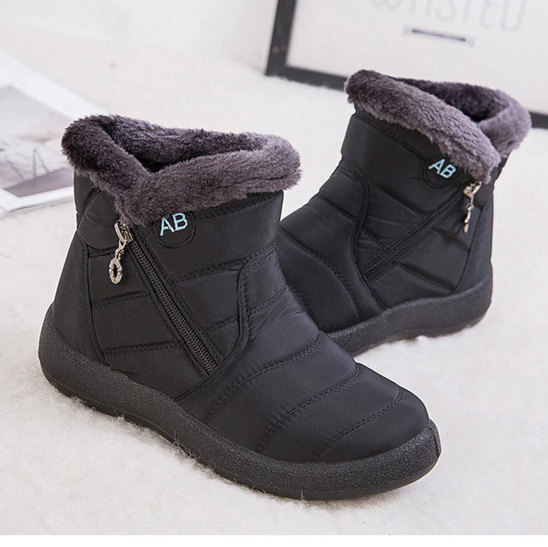 Damen Winter Warme Wasserdichte Schneestiefel