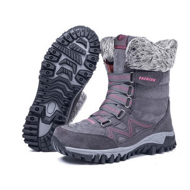 Women's Arch Support Snow Boots, Cold-Weather Waterproof Boots