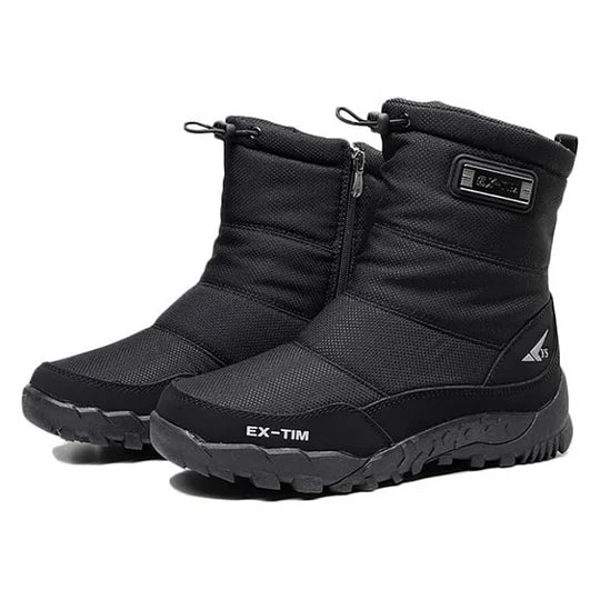 (⏰Zeitlich begrenzter Rabatt von 50 %) Orthopädische Schneestiefel mit Knöchelstütze für Herren, wasserdicht, warm und leicht, Wanderstiefel