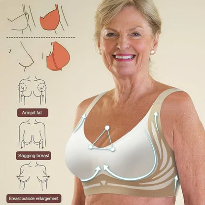 🔥Last Day Buy 1 Get 3 Packs🎁Super Gather bra | Wireless Push-up Bra👍No more sagging breasts