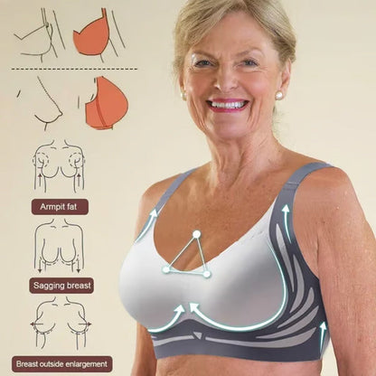 🔥Last Day Buy 1 Get 3 Packs🎁Super Gather bra | Wireless Push-up Bra👍No more sagging breasts