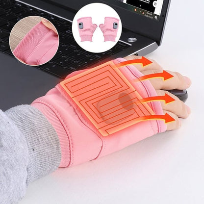 🎁 Weihnachtsaktion 45 % Rabatt ✨ Intelligente, thermostatisch beheizte fingerlose Handschuhe [Universell passend – Männer/Frauen/Kinder]