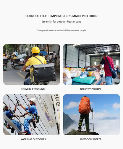 Early Summer Sale 49% Off🔥 2025 Smart AI Long-lasting Battery Powerful Portable Waist Clip Fan, Wearable Hanging Neck Fan