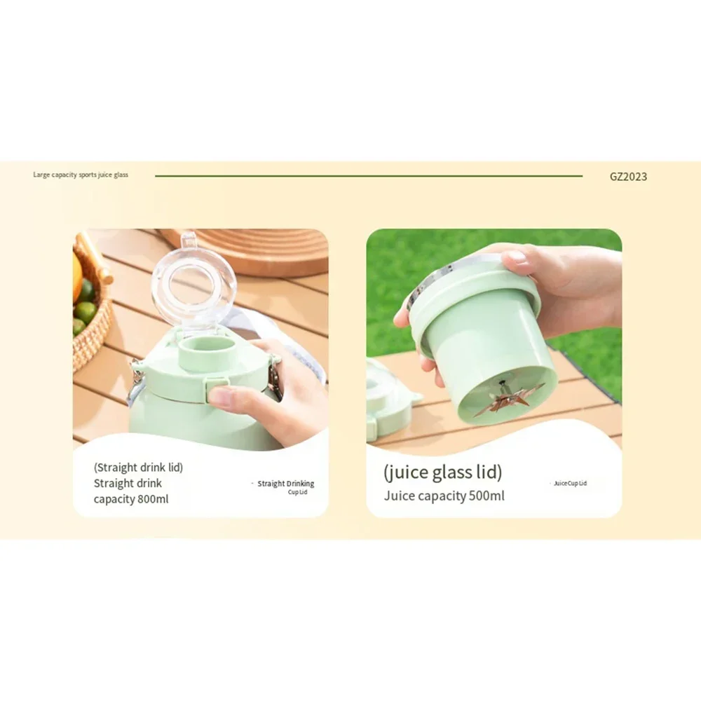 ⛱️Summer essentials- 🥤Personal Blender for Smoothies & Shakes – Large Capacity Portable Juicer Cup | Travel, Gym, Office Friendly
