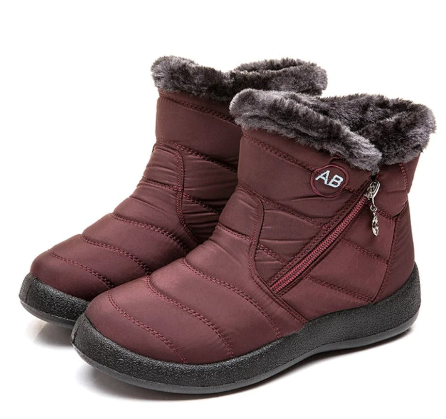 Women Winter Warm Waterproof Snow Boots