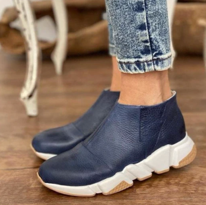 HOT SALE 45% OFF🔥Women's Premium Leather Ankle Boots, Comfy Walking Boots