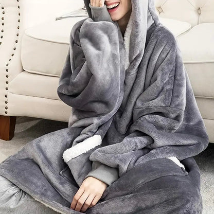 Last day 49% Off❤️ CozyBoo™ Oversize Blanket Hoodie