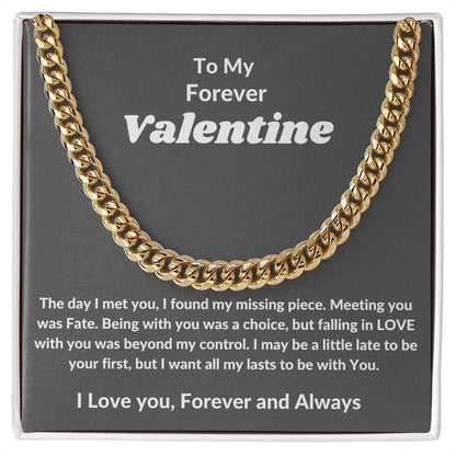 Forever Valentine | Cuban Link Chain