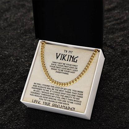 To My Viking-Cuban Link Chain-Love Your Shieldmaiden