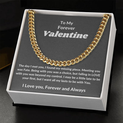 Forever Valentine | Cuban Link Chain