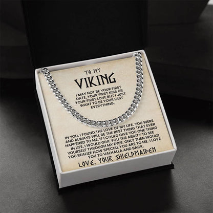 To My Viking-Cuban Link Chain-Love Your Shieldmaiden