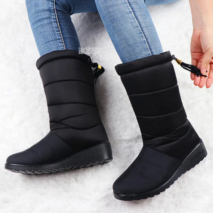 Women Lightweight Waterproof Winter Snow Boots