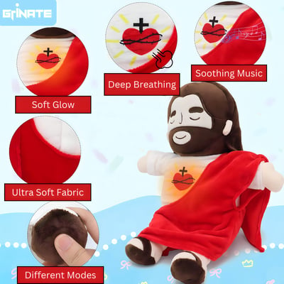 🔥Black Friday Sale 49% OFF🎄Comforting Christ - Jesus Breathing Plushie