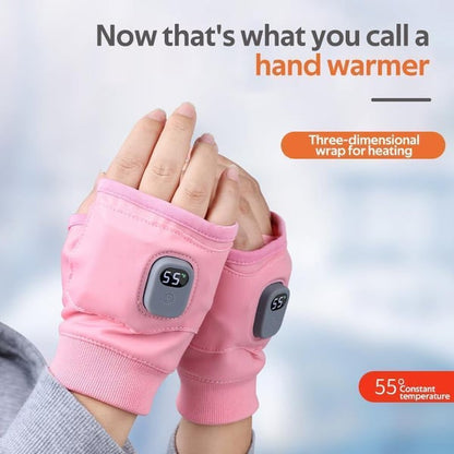 🎁 Weihnachtsaktion 45 % Rabatt ✨ Intelligente, thermostatisch beheizte fingerlose Handschuhe [Universell passend – Männer/Frauen/Kinder]