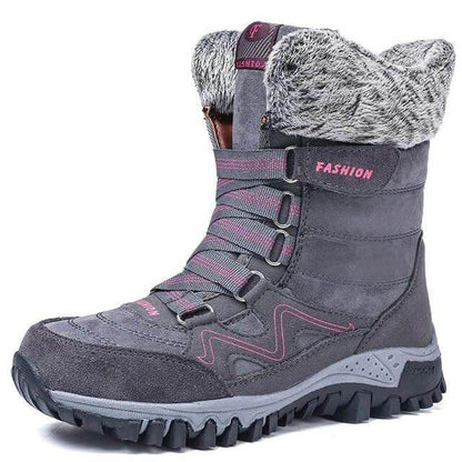 Women's Arch Support Snow Boots, Cold-Weather Waterproof Boots