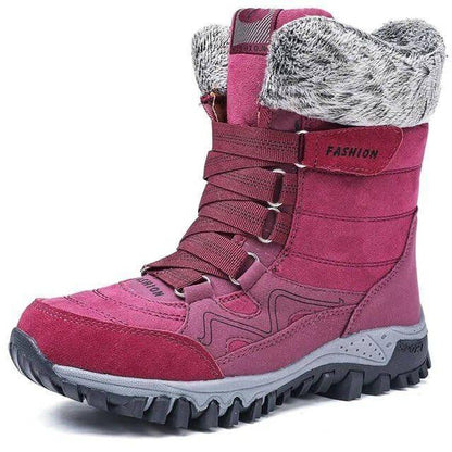 Women's Arch Support Snow Boots, Cold-Weather Waterproof Boots