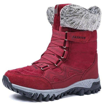 Women's Arch Support Snow Boots, Cold-Weather Waterproof Boots